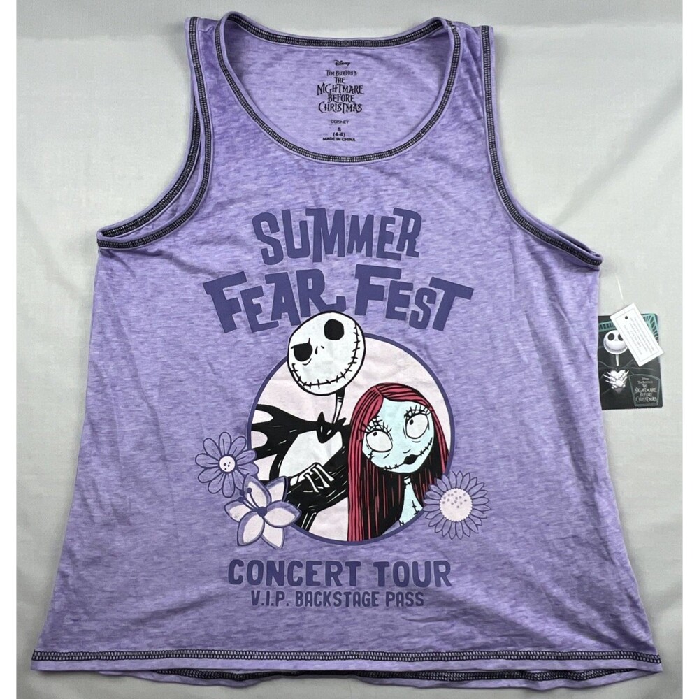Disney The Nightmare Before Christmas Sleepware Tank Small (4-6) NWT
